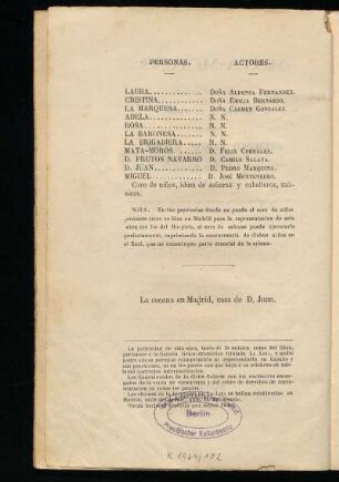 Personas [y] Actores