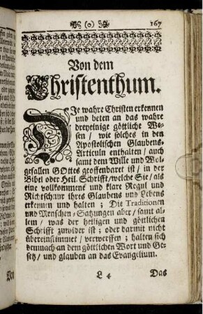 Von dem Christenthum.