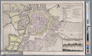 Grundris der Chursächsischen berühmten Handels Stadt LEIPZIG