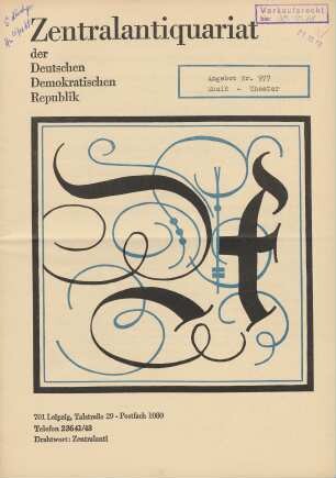 Nr. 977: Musik - Theater