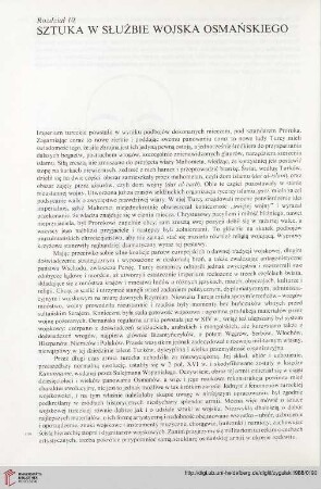 Rozdział 10: Sztuka w służbie wojska osmańskiego