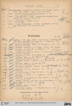Portraits (Nr. 2903 - 2926)