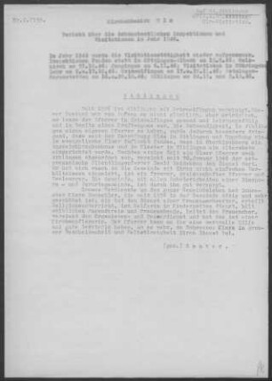 Wiblingen mit Oberkirchberg, Unterkirchberg, Unterweiler und Gögglingen: Inspektionsbericht mit Pfarrbericht 1946