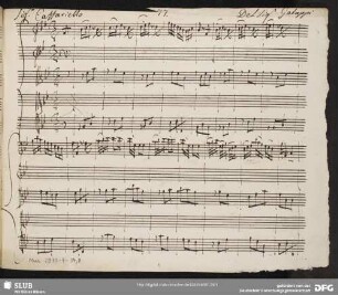 La vittoria d'imeneo. Excerpts - Mus.2973-F-34,8 : S, strings, bc