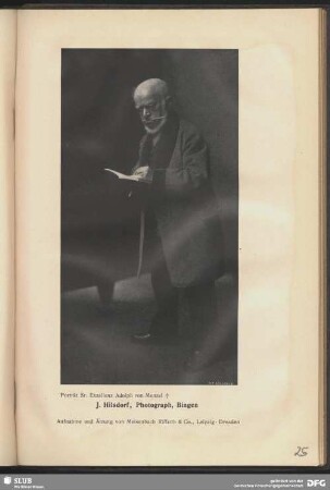 Porträt Sr. Exzellenz Adolph von Menzel