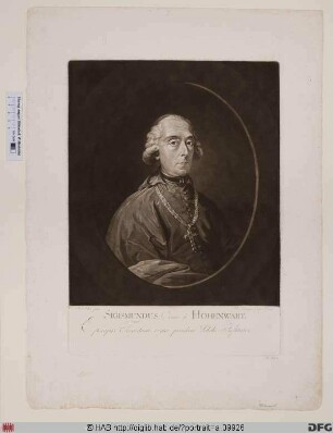 Bildnis Sigismund Anton Graf von Hohenwart