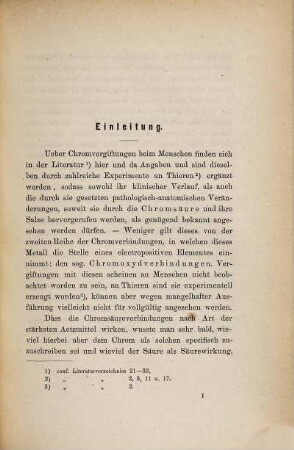 Beiträge zur Chromwirkung : Inaug. Diss.