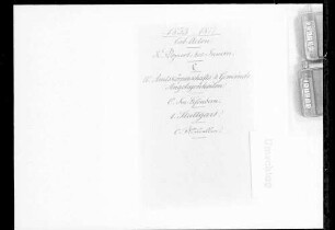 Stuttgart: Miszellen (1833-1877)