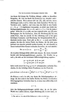 Über die transversalen Schwingungen belasteter Stäbe : vorgelegt in der Sitzung vom 31. October 1861