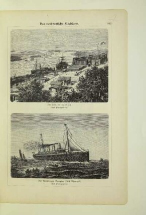 Der Hamburger Dampfer Fürst Bismarck