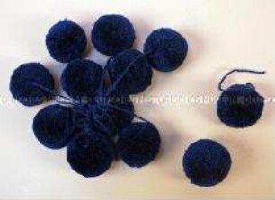 Christbaumschmuck: Blaue Girlande