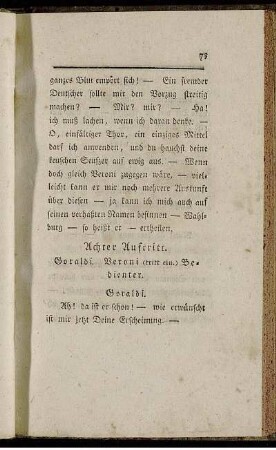 Achter Auftritt. - Zehnter Auftritt.