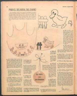 Para delantal del diario [Dibujos]