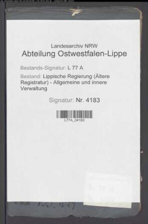 Gemeinheitsteilung des Dorfes Entrup