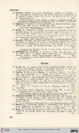 Kunst (Nr. 370-407)
