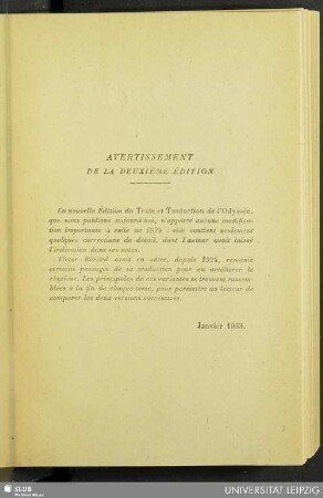 Avertissement De La Deuxième Èdition