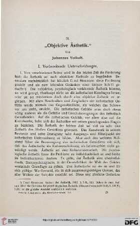"Objektive Ästhetik"