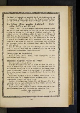 Vorfeldgefechte im Ancre=Gebiet.
