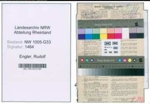 Entnazifizierung Rudolf Engler , geb. 09.04.1893 (Bauingenieur)