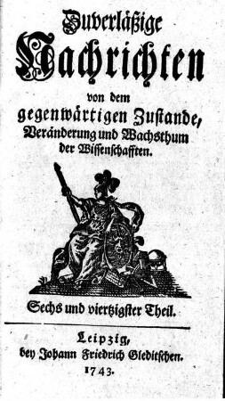 Sechs und viertzigster Theil.