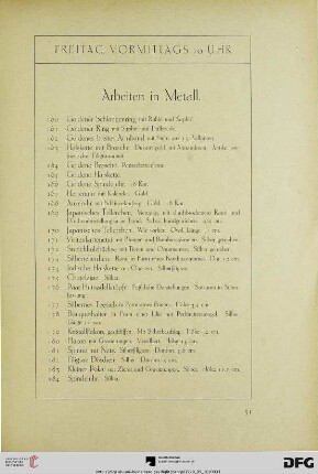 Arbeiten in Metall (Nr. 160-281)
