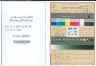 Entnazifizierung Johann Tiroux , geb. 06.01.1904 (Angestellter)