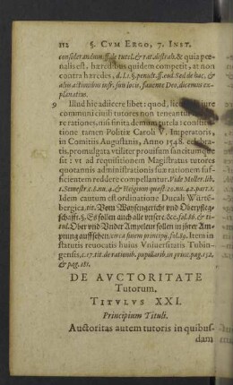 De auctoritate tutorum. Titulus XXI.