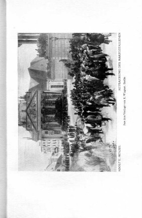 Adolf V. Menzel Aufbahrung der Märzgefallenen Aus dem Verlage von R. Wagner, Berlin