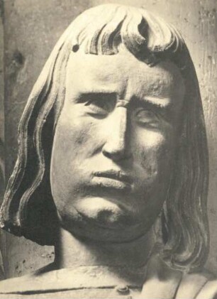 Sachsen Anhalt. Naumburg. Dom. Westchor. Stifterfiguren (Naumburger Meister). Timo von Kistritz/Köstritz, Kopf