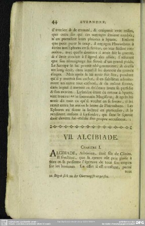 VII. Alcibiade