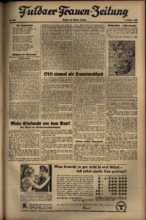 Zweite Ausgabe vom Dienstag, den 05. Oktober 1937.