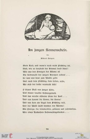 Im jungen Sonnenschein