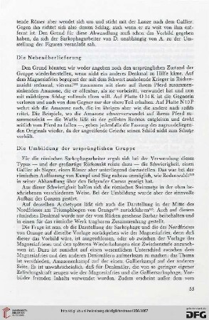 Die Umbildung der ursprünglichen Gruppe