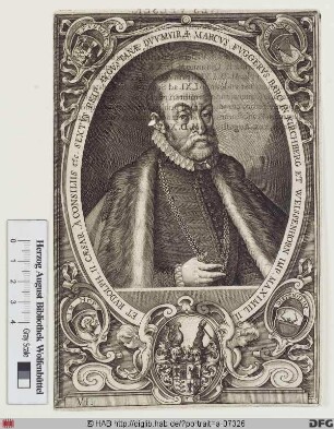 Bildnis Marcus Fugger, Frhr. zu Kirchberg u. Weißenhorn