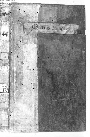 Evangelium secundum Matthaeum cum gloss (unvollständig) - BSB Clm 3744