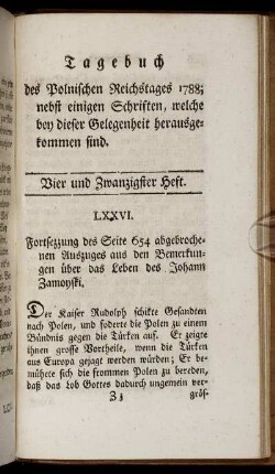 Vier und zwanzigster Heft