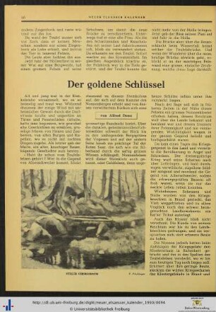 Der goldene Schlüssel.