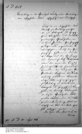 Übergabe des Herzogtums Westfalen, der Grafschaft Wittgenstein-Berleburg und der Grafschaft Wittgenstein-Wittgenstein an Preußen. (Übergabeprotoko...