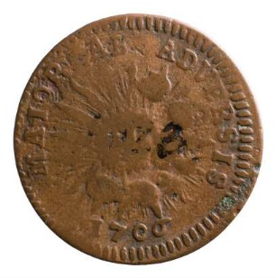 Münze, Soldo, 1706