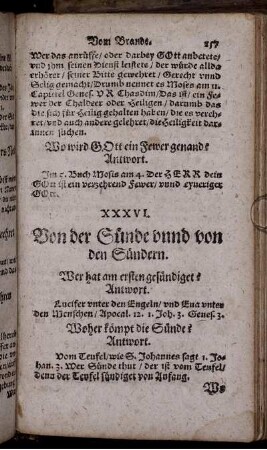XXXVI. Von der Sünde unnd von den Sündern