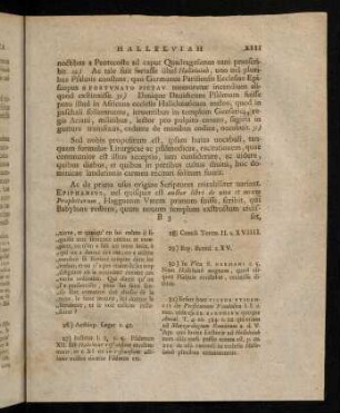 XIII-XXIII, Sed nobis propositum est, ipsam huius ...