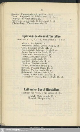 Sparkassen-Geschäftsstellen