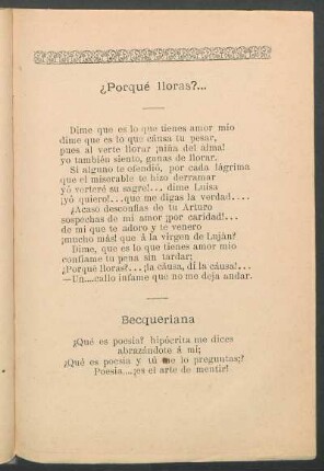 ¿Porqué lloras?...
