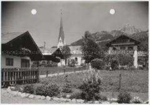 Bayrischzell, Blick auf den Ort