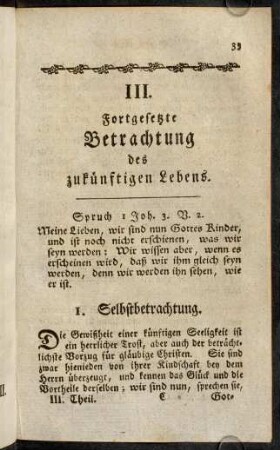 33-48, III. Forgestzte Betrachtung des zukünftigen Lebens.