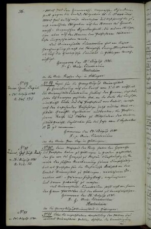 Ernennung der Professoren Reiche und Wöhler zu Mitgliedern der Universitätsgerichtsdeputation.