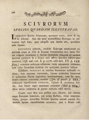 SCIVRRORVM SPECIES QVAEDAM ILLVSTRATAE