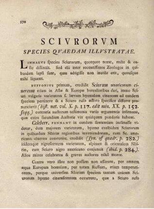 SCIVRRORVM SPECIES QVAEDAM ILLVSTRATAE