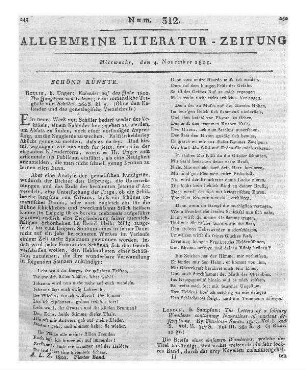 Schiller, F.: Die Jungfrau von Orleans. Eine romantische Tragödie. Kalender auf das Jahr 1802. Berlin: Unger [1801]