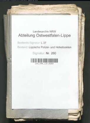 Anlage von Bergwerken im Samtamt Schwalenberg (Rischenau, Köterberg, Falkenhagen )